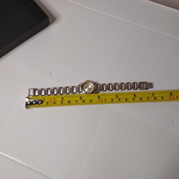 7 Inch Two Tone Metal CC Hughes Watch - Picture 8 of 11